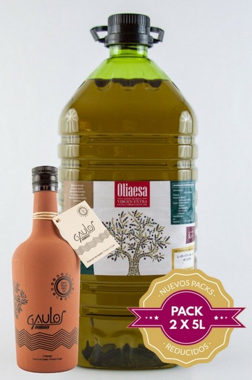 Extra Virgin Olive Oil (2 x 5L) + EVOO Gaulos Hojiblanca
